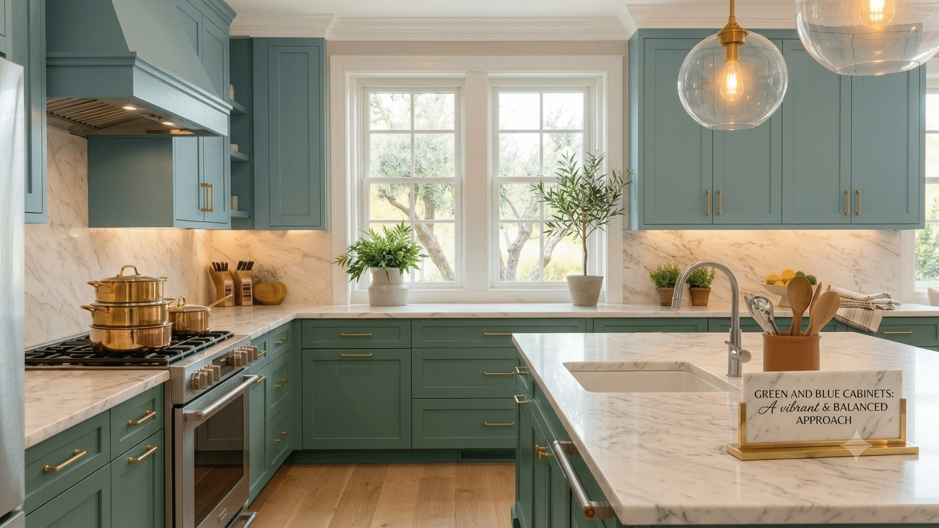 Are Green and Blue Kitchen Cabinets Right for You