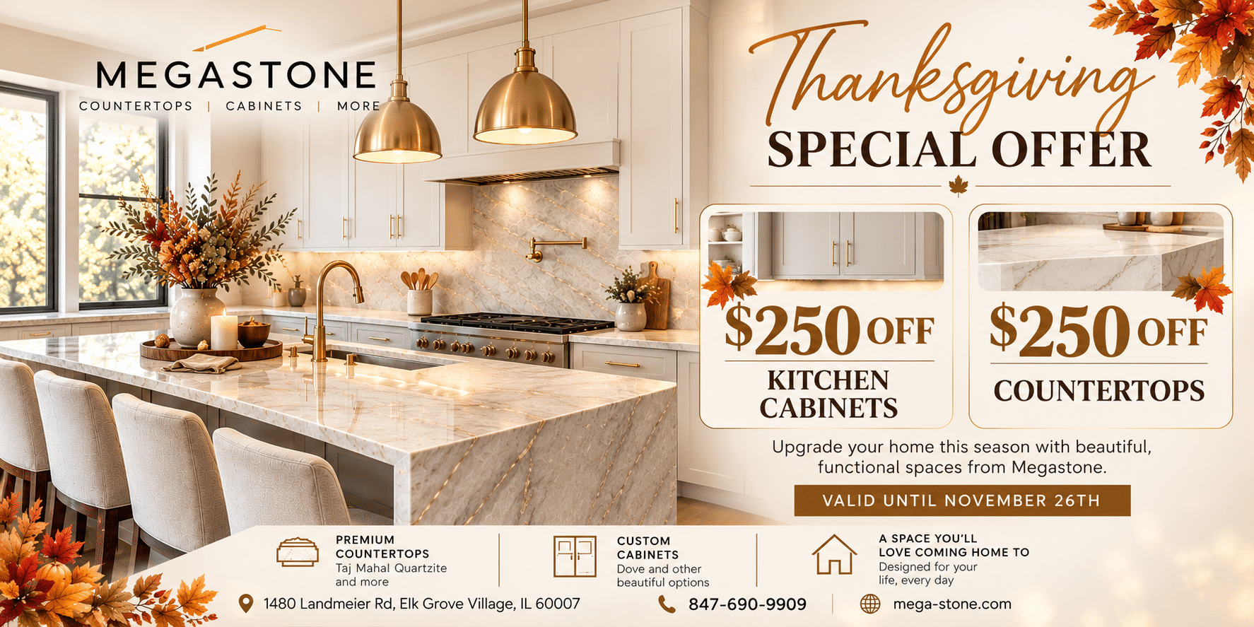 Megastone Thanksgiving Kitchen Refresh