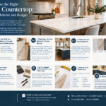 How to Choose the Right Kitchen Countertop: Veins, Color, Material and Budget